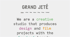 Desktop Screenshot of grand-jete.com