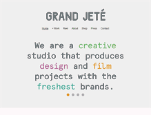 Tablet Screenshot of grand-jete.com